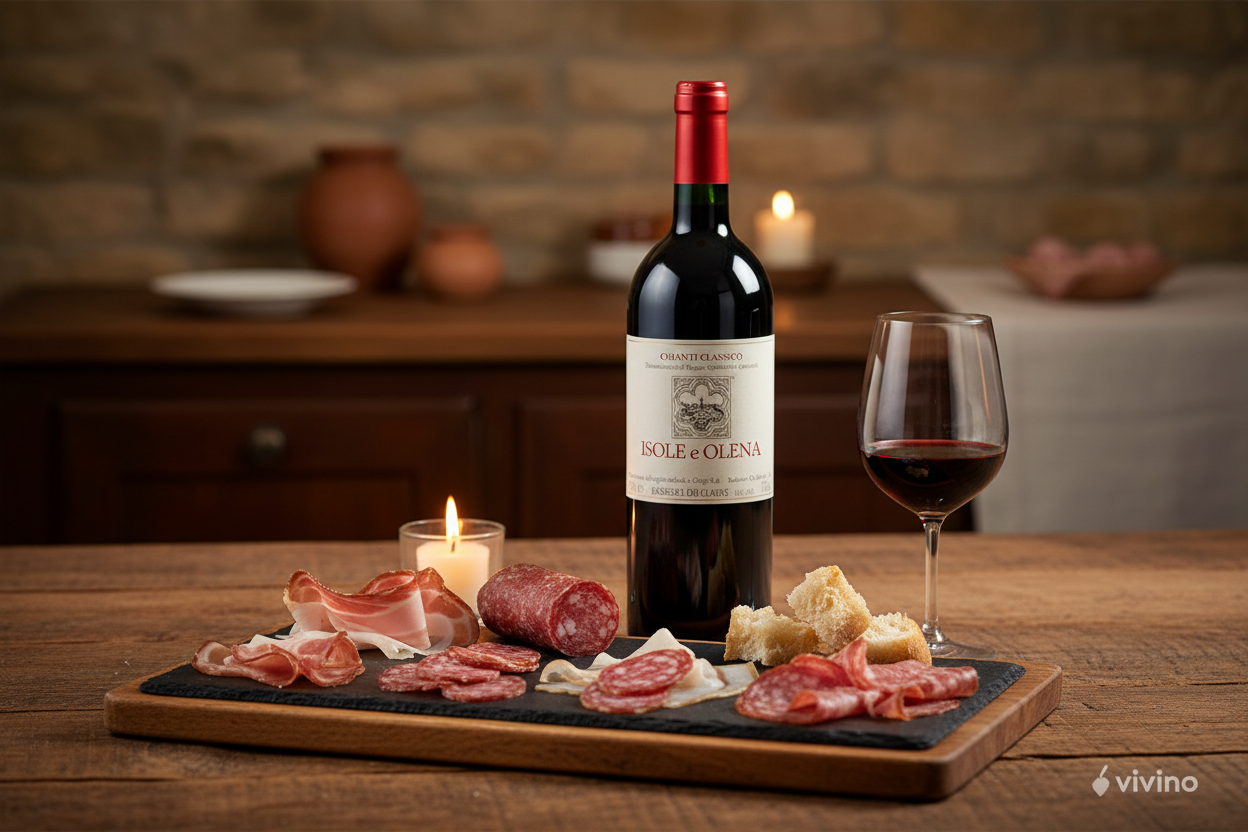 Embutidos toscanos con Chianti Classico