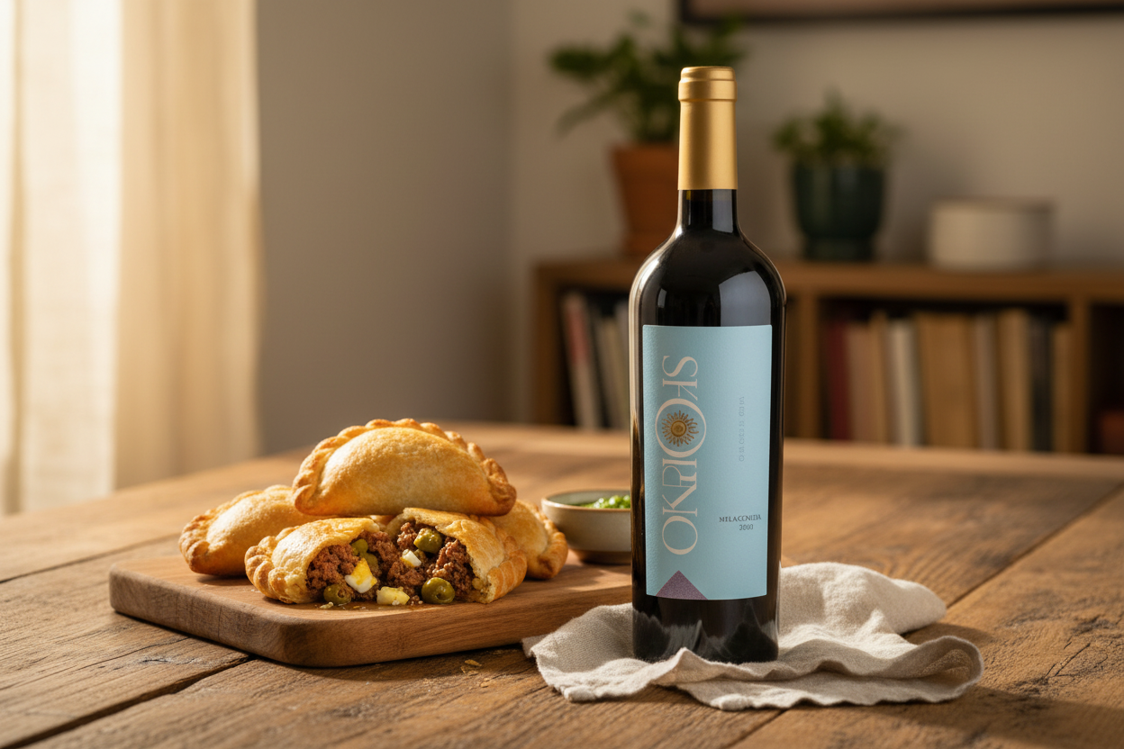 Empanadas de carne con Sforno Merlot