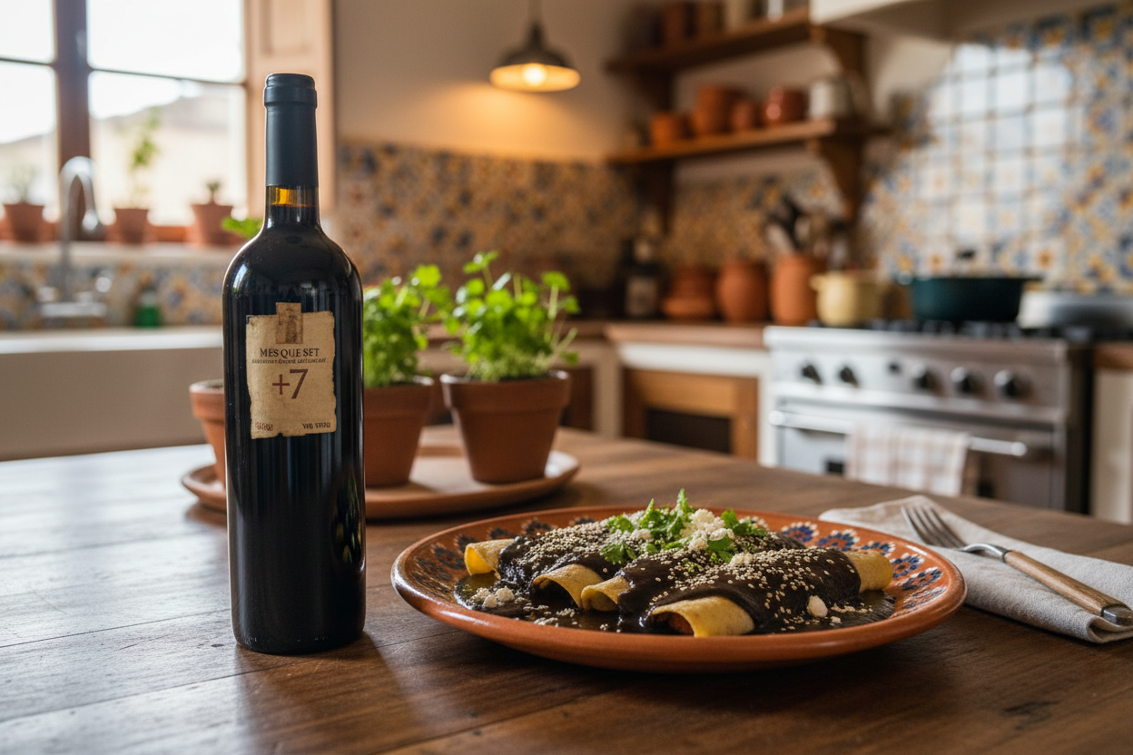 Enchiladas de mole negro