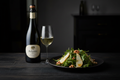 Ensalada de peras con Espumoso Sauvignon Blanc