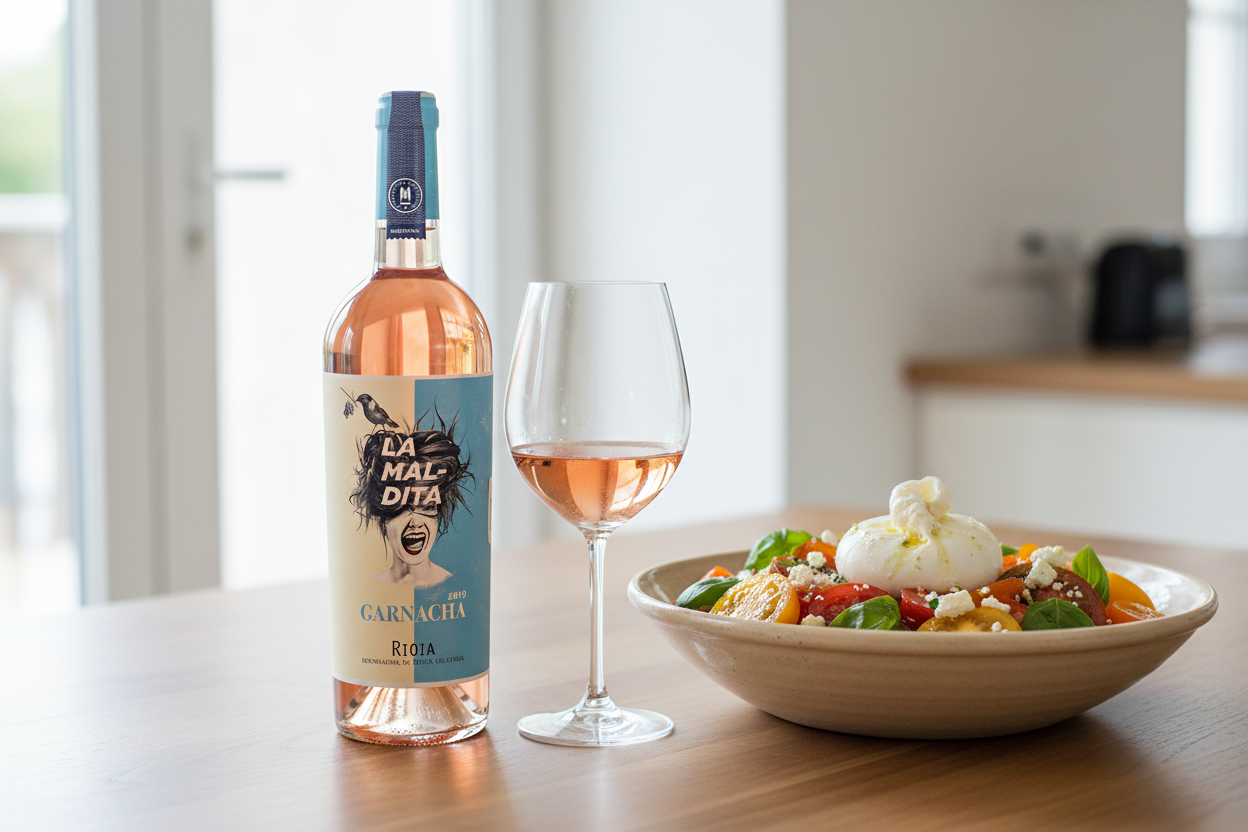 Ensalada mediterránea con burrata