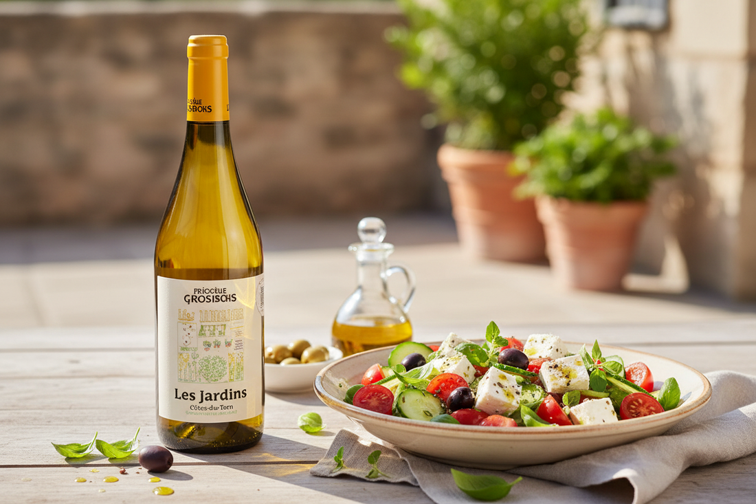 Ensalada mediterránea con Les Jardins