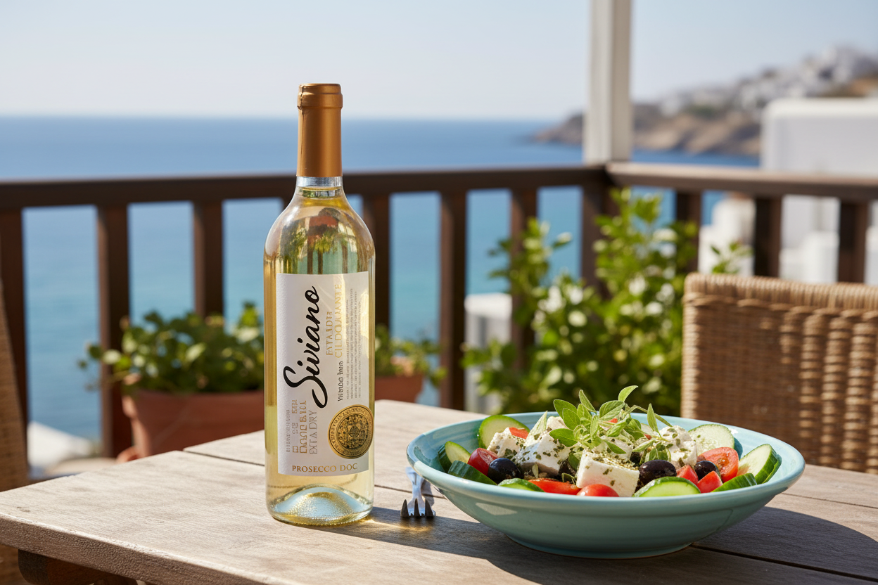 Ensalada mediterránea con Siviano