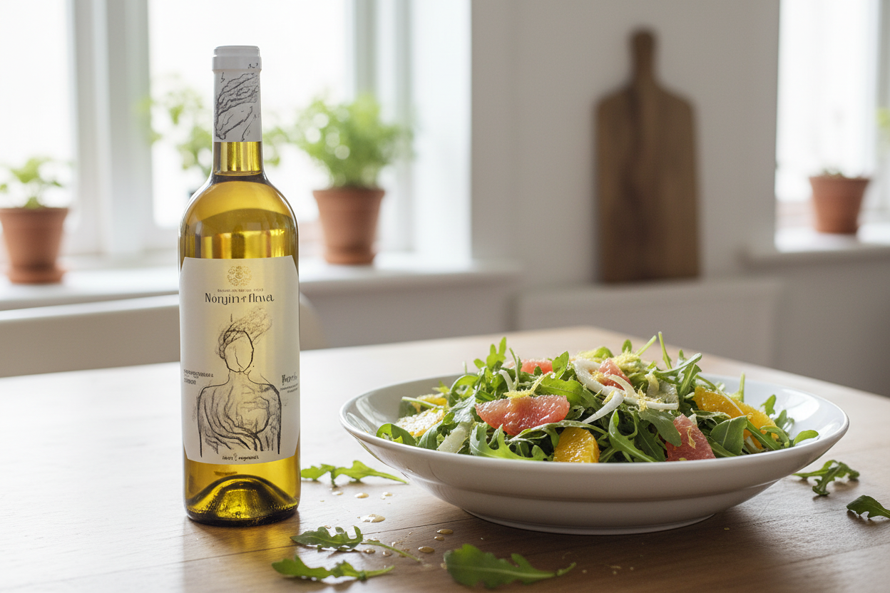 Ensaladas con toques cítricos