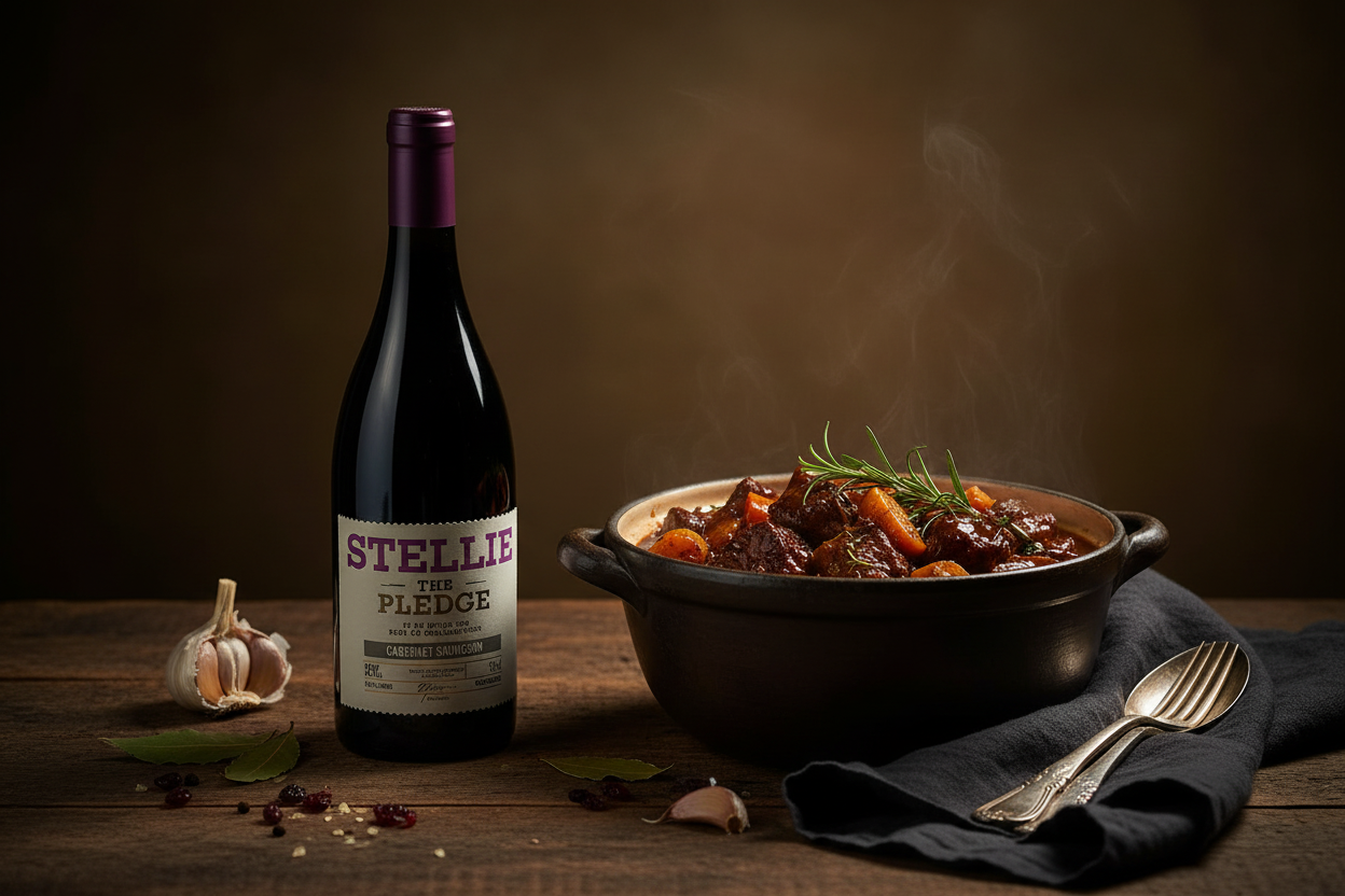 Estofado de caza con Stellie The Pledge