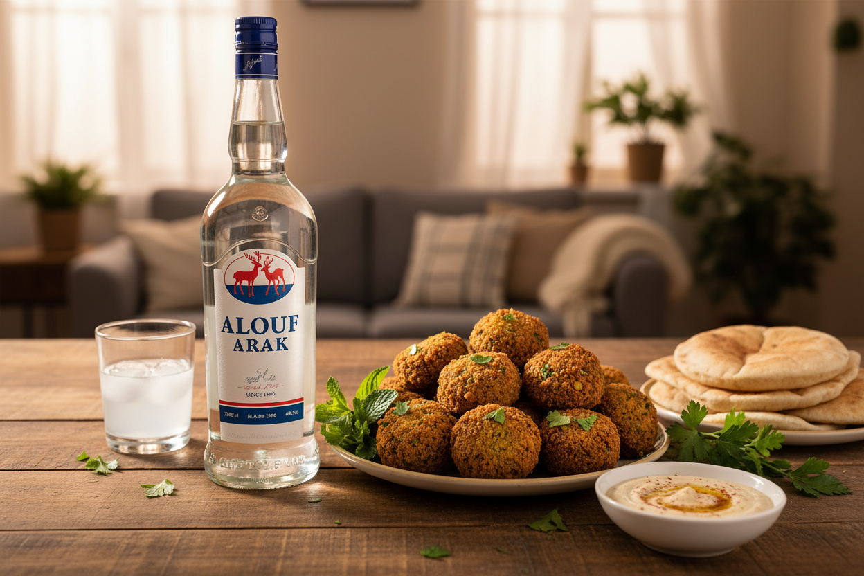 Falafel con Arak Alouf