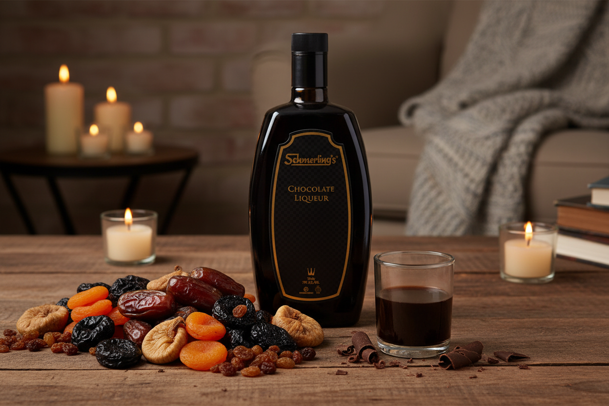 Frutas secas con Schmerling's Dark