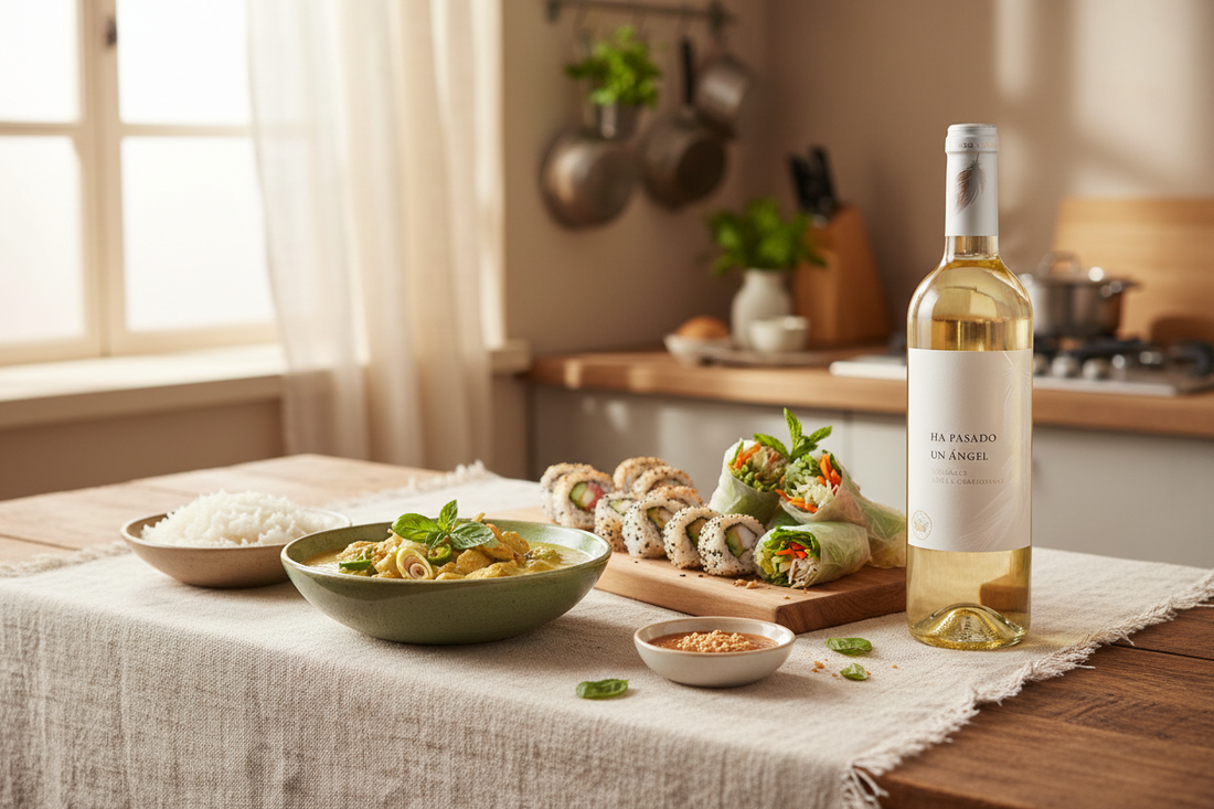 Vino Blanco ha Pasado Un Angel Semi Dulce - Vino de España - La Cava