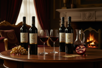 Genera una imagen para vinos Kosher