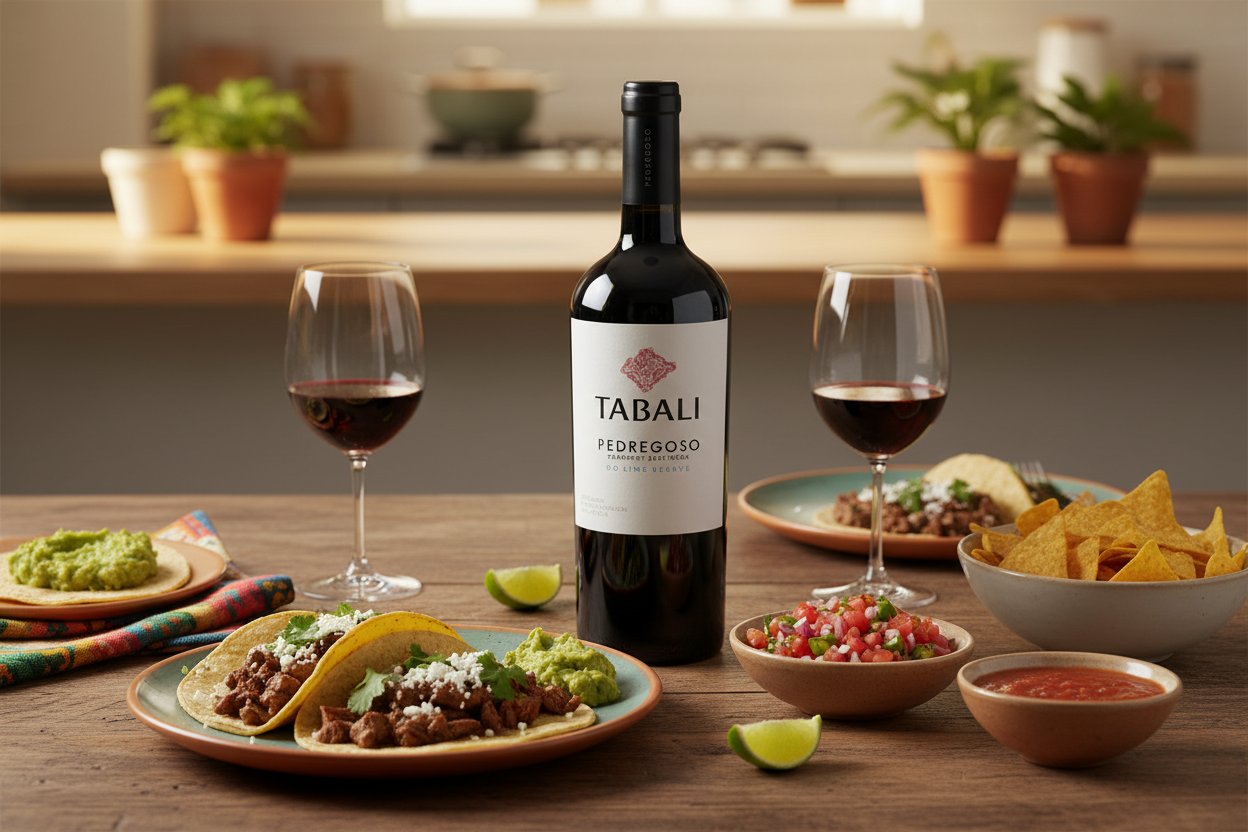 Maridaje de vino tabali pedregoso