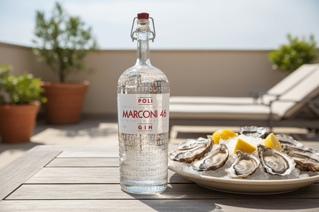 Gin italiano Poli Marconi 46 - La Cava