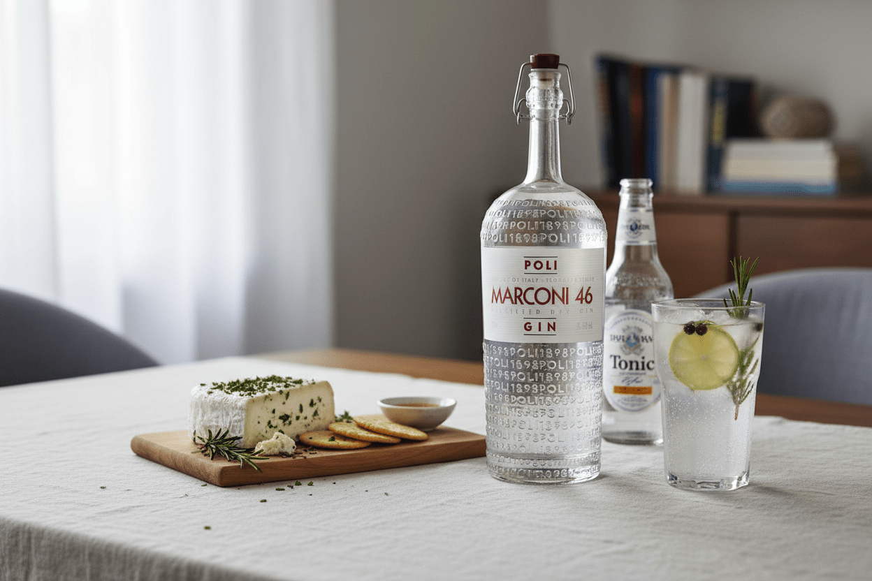 Gin italiano Poli Marconi 46 - La Cava