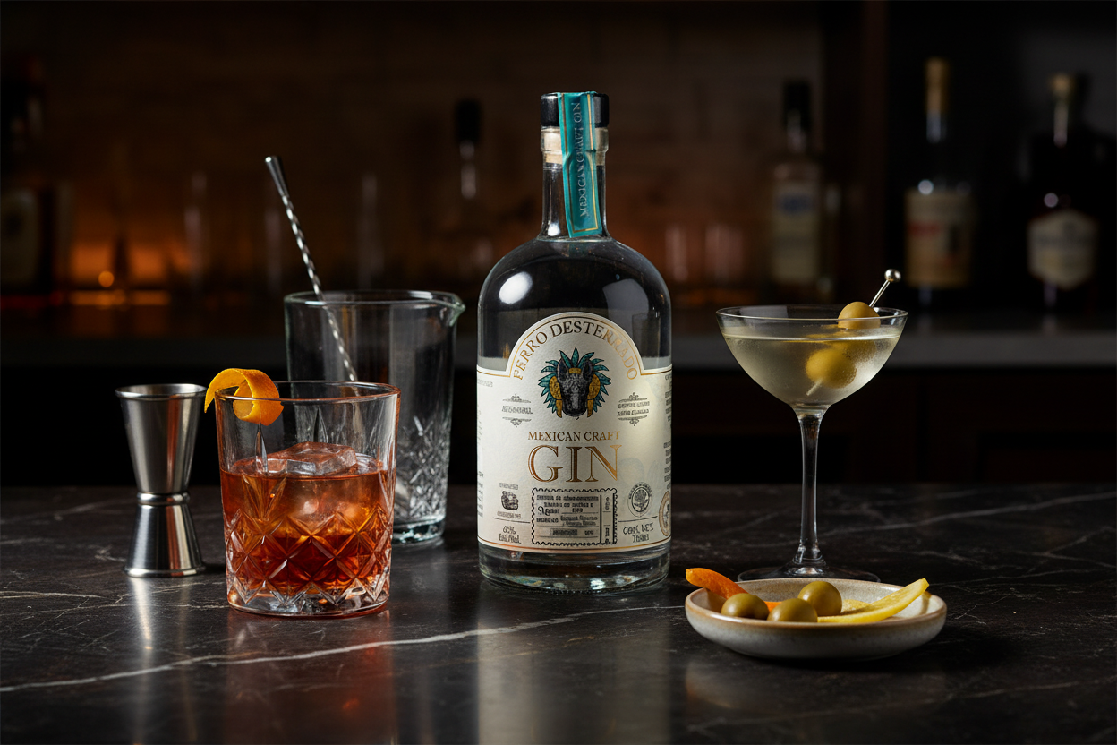 Gin Perro Desterrado - Negroni & Dry Martini