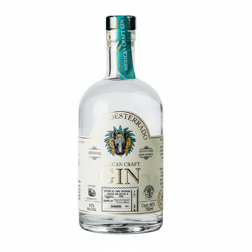 Ginebra Gin Perro Desterrado 750ml Artesanal, México - La Cava