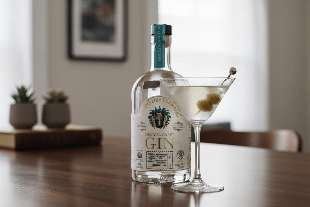 Ginebra Gin Perro Desterrado 750ml Artesanal, México - La Cava