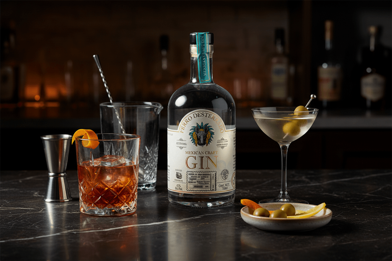 Ginebra Gin Perro Desterrado 750ml Artesanal, México - La Cava