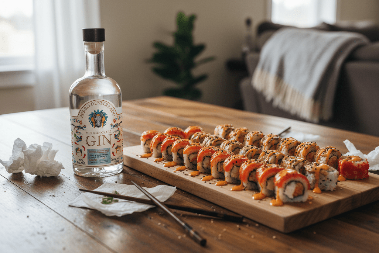 Ginebra Gin Perro Desterrado Spicy 750ml Artesanal, México - La Cava