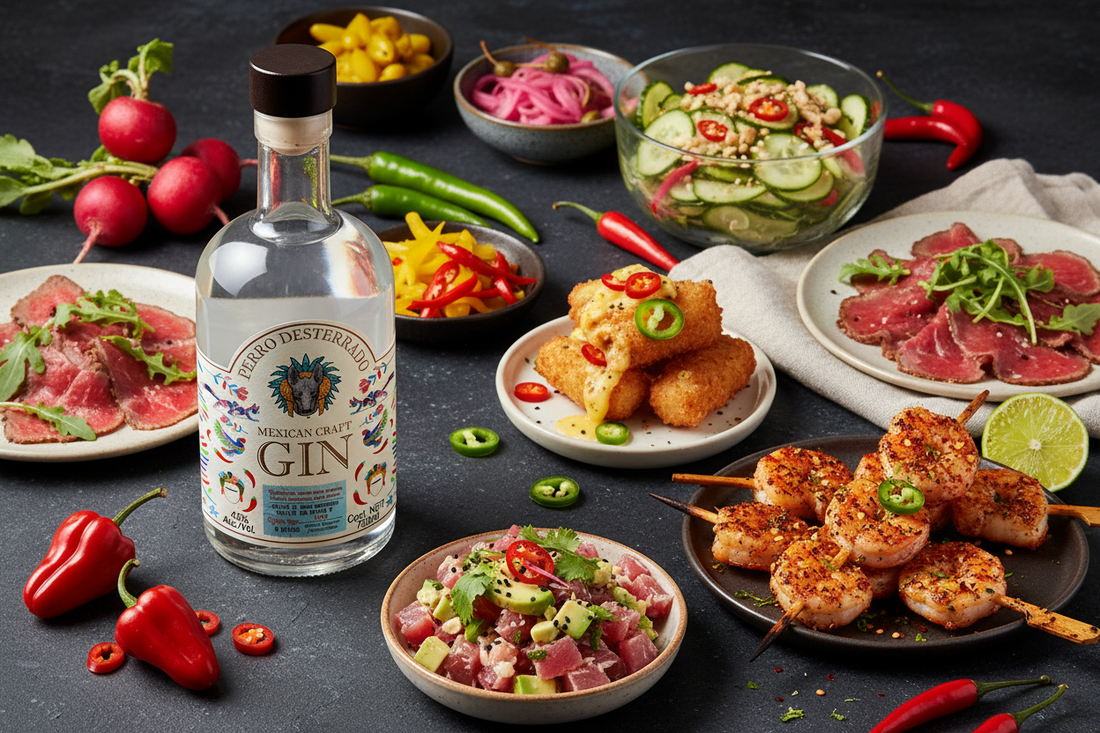 Ginebra Gin Perro Desterrado Spicy 750ml Artesanal, México - La Cava