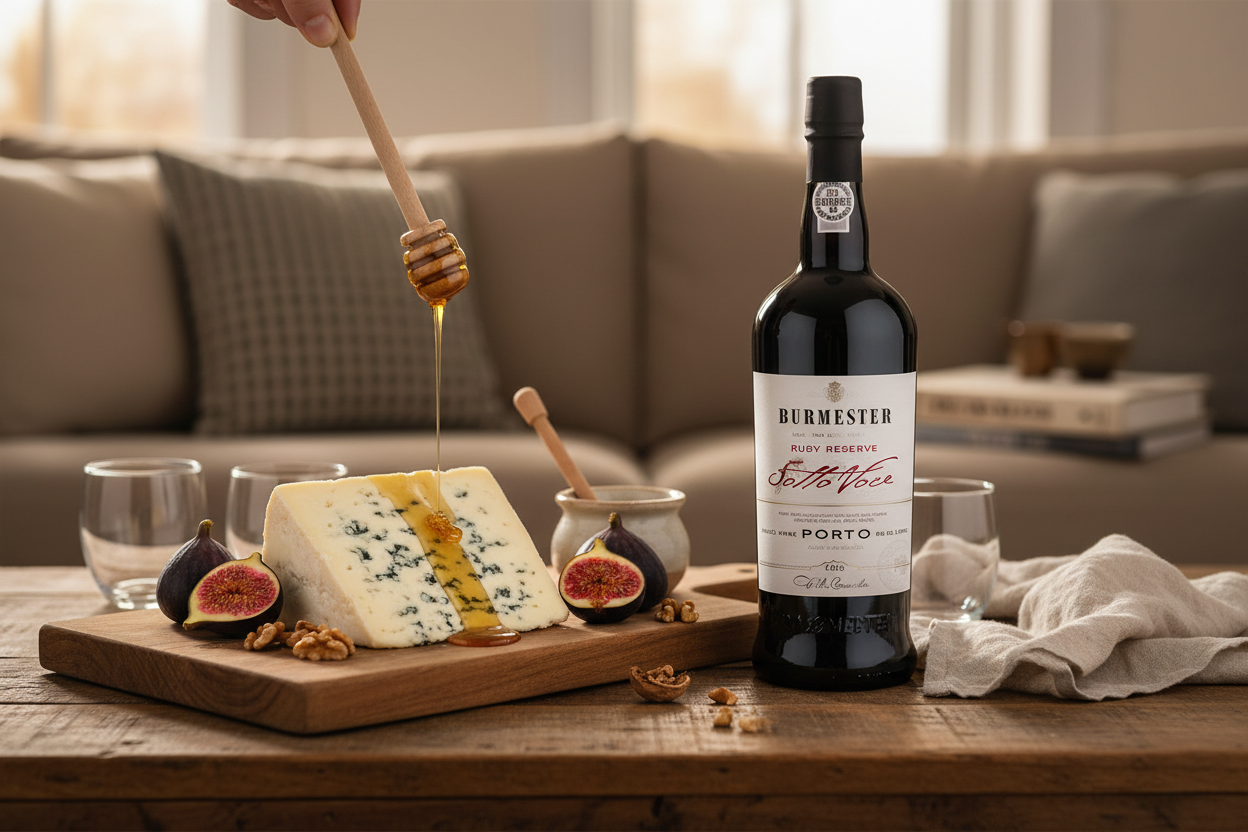 Gorgonzola con higos y miel