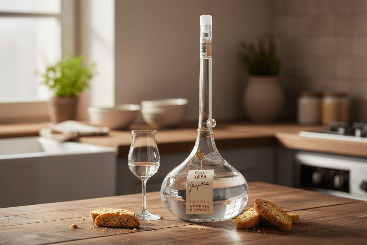 Grappa Poli Amorosa Di Settembre Licor de Italia - La Cava