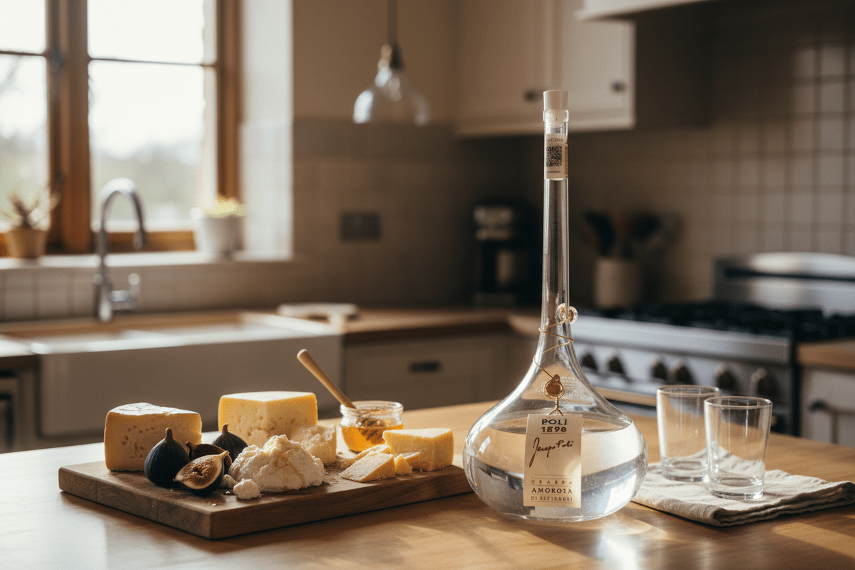 Grappa Poli Amorosa Di Settembre Licor de Italia - La Cava