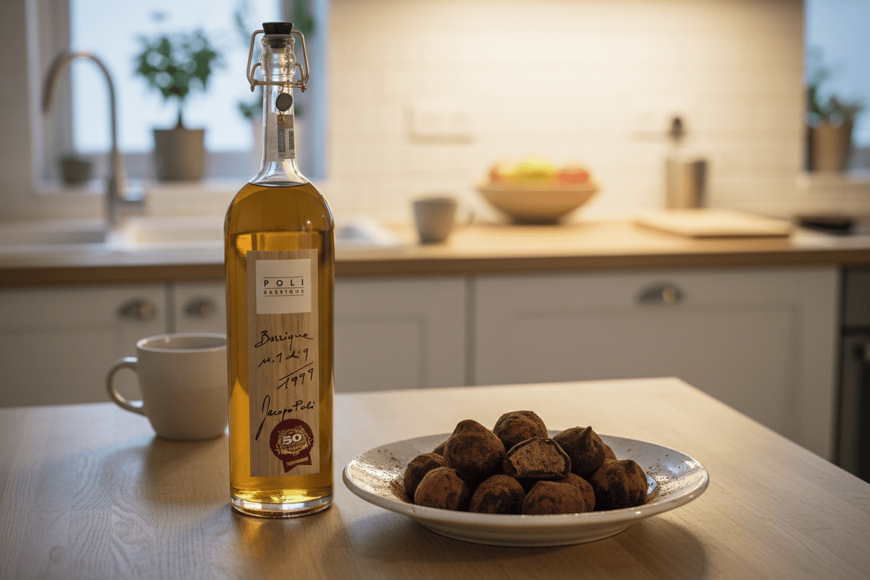 Grappa Poli Grappa Barrique Licor de Italia - La Cava