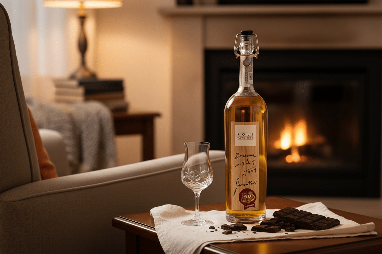 Grappa Poli Grappa Barrique Licor de Italia - La Cava