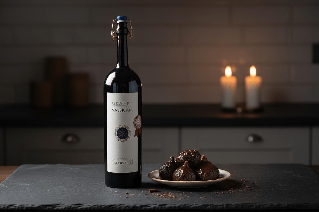 Grappa Poli Grappa Di Sassicaia Licor de Italia - La Cava