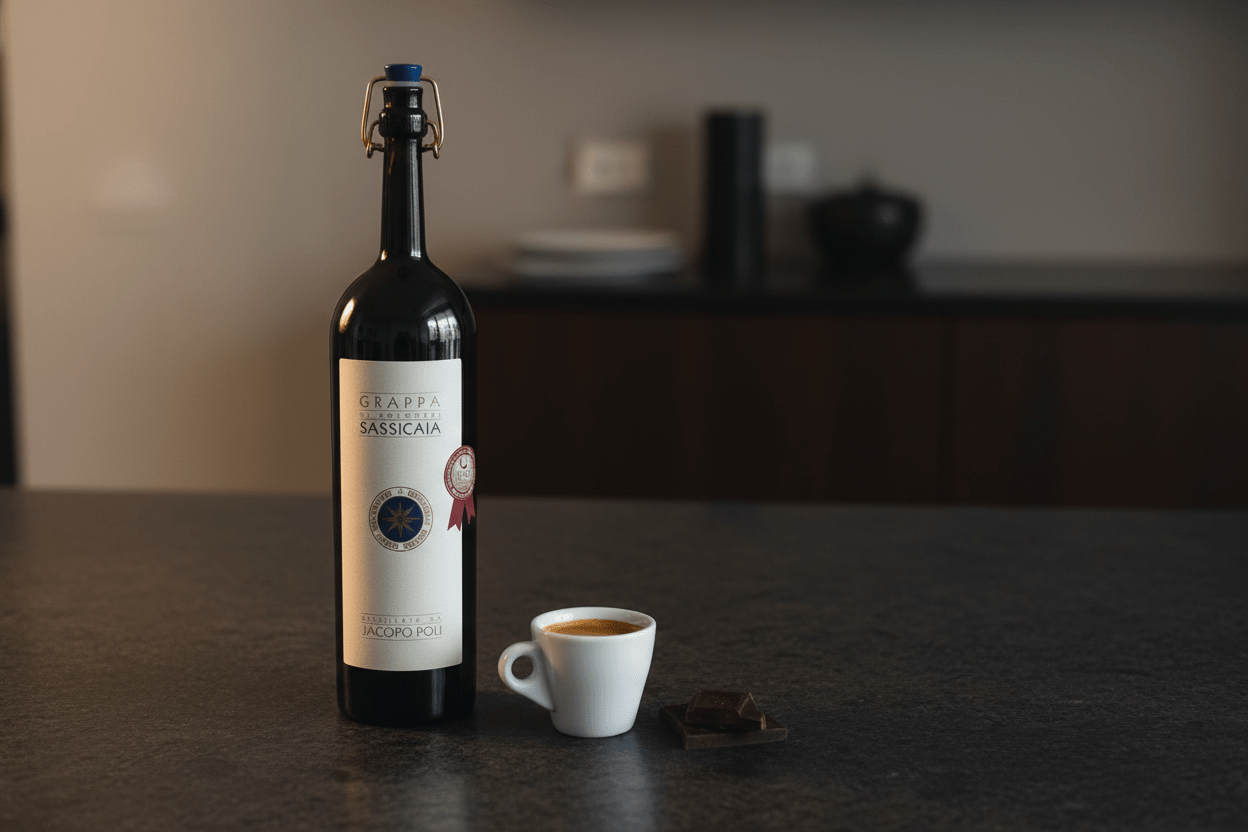 Grappa Poli Grappa Di Sassicaia Licor de Italia - La Cavaslider_item_HiMBLA