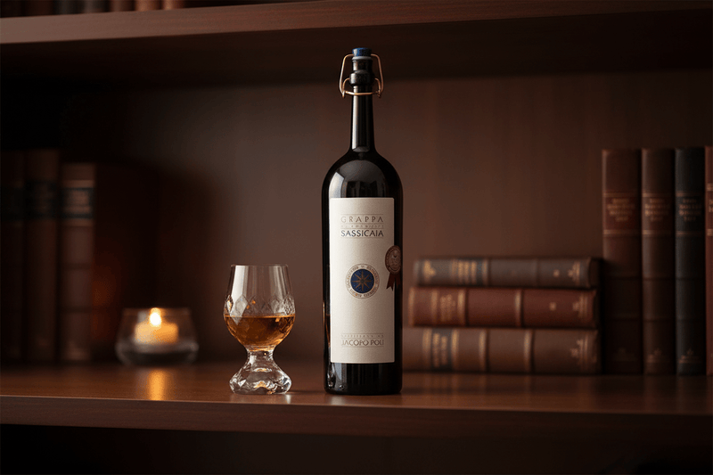 Grappa Poli Grappa Di Sassicaia Licor de Italia - La Cava