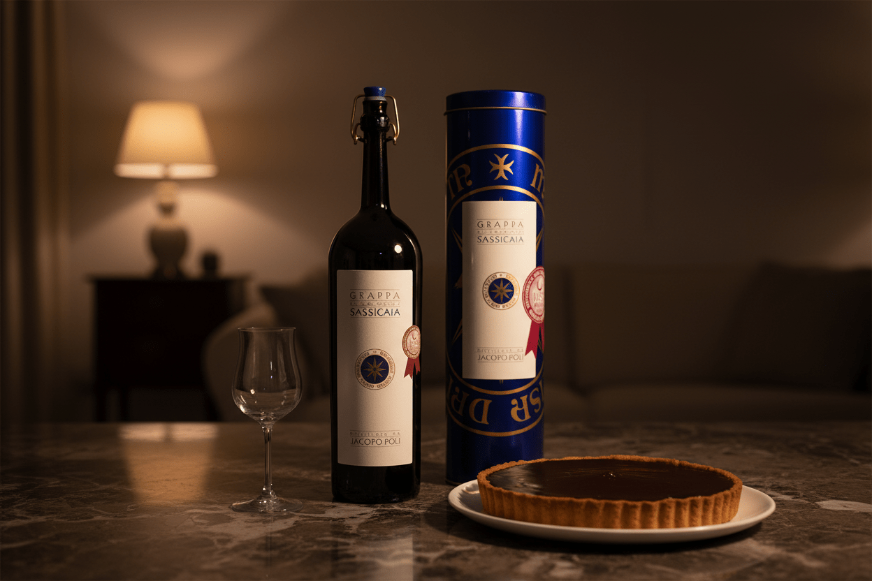 Grappa Poli Grappa Di Sassicaia Licor de Italia - La Cava