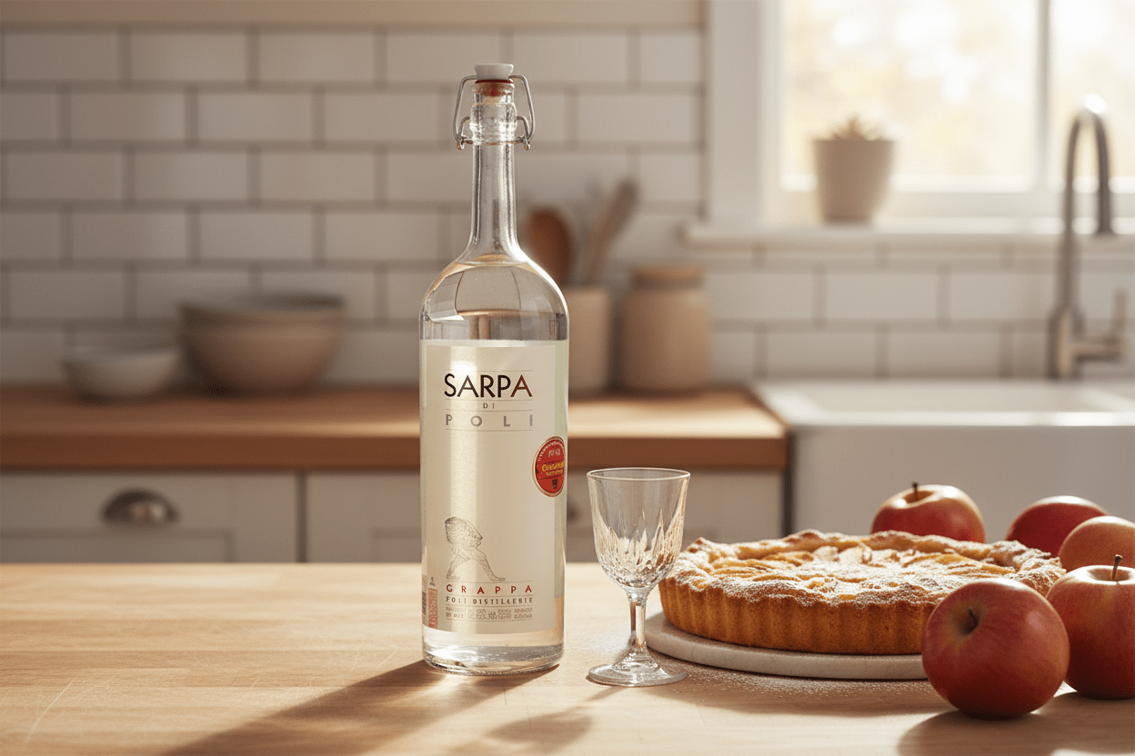 Grappa Poli Sarpa Blanca Licor de Italia - La Cava