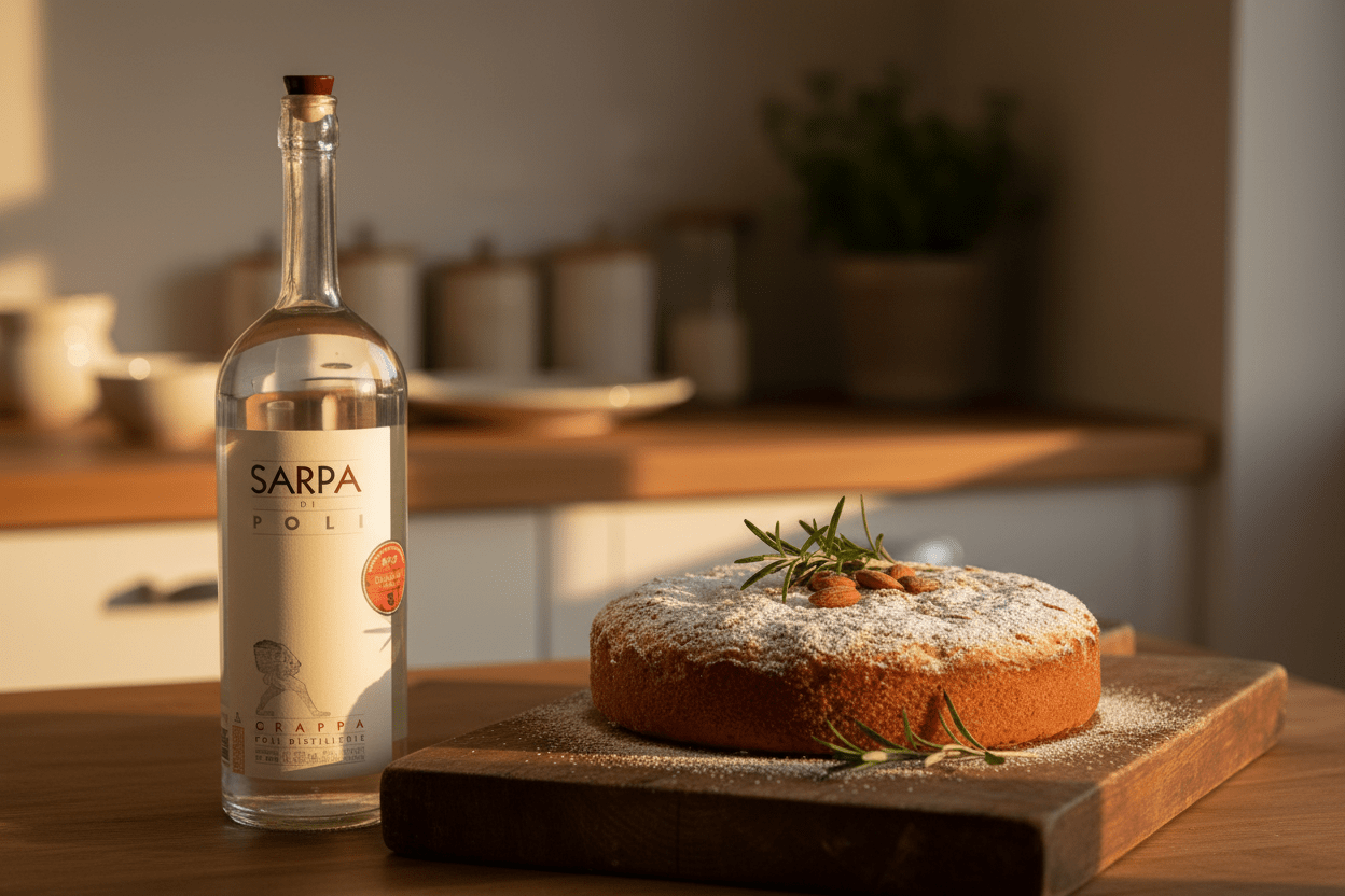 Grappa Poli Sarpa Blanca Licor de Italia - La Cava