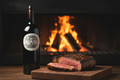 Harlan Estate con Rib Eye 90 días Dry Aged