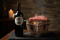 Harlan Estate con Wagyu A5 a la brasa