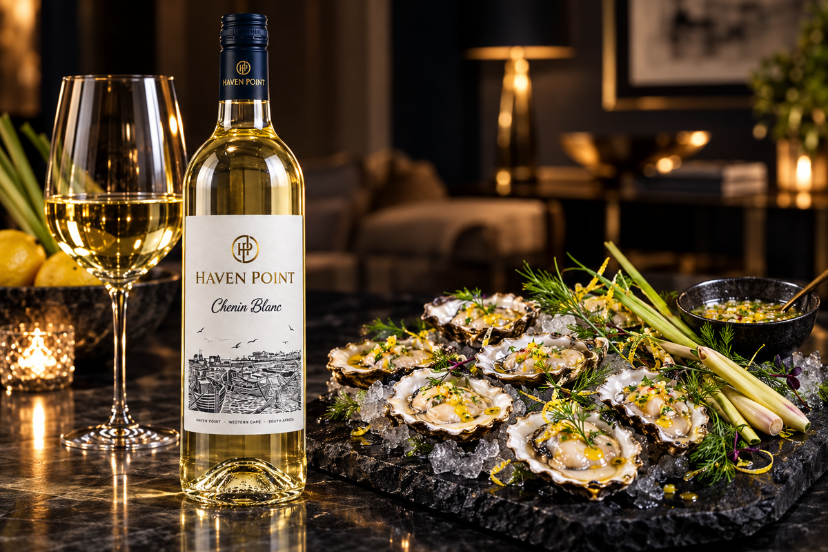 Haven Point Chenin Blanc + Ostras