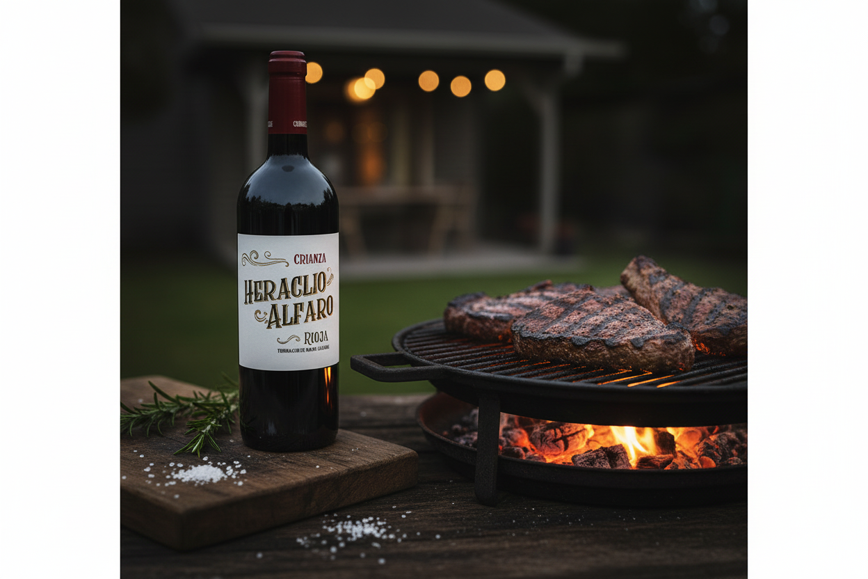 Heraclio Alfaro Crianza Carnes Brasa