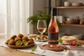 Maridaje Or Haganuz Amuka Rosé con falafel
