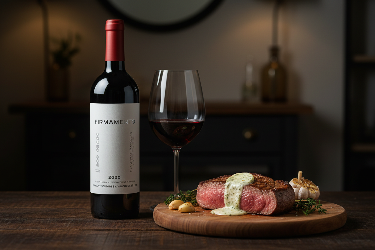 Maridaje Firmamento Red con Filete de Ternera