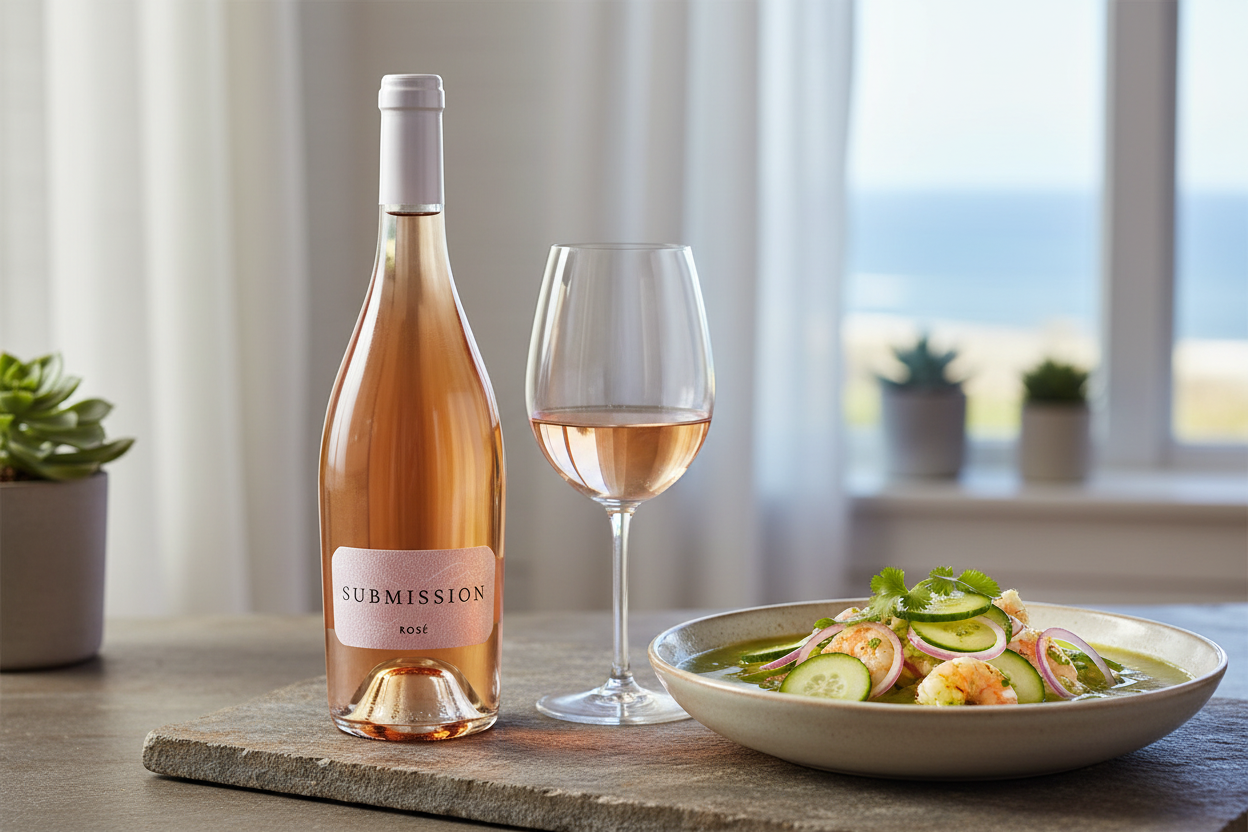 Submission Rosé - Maridaje con Aguachiles Verdes
