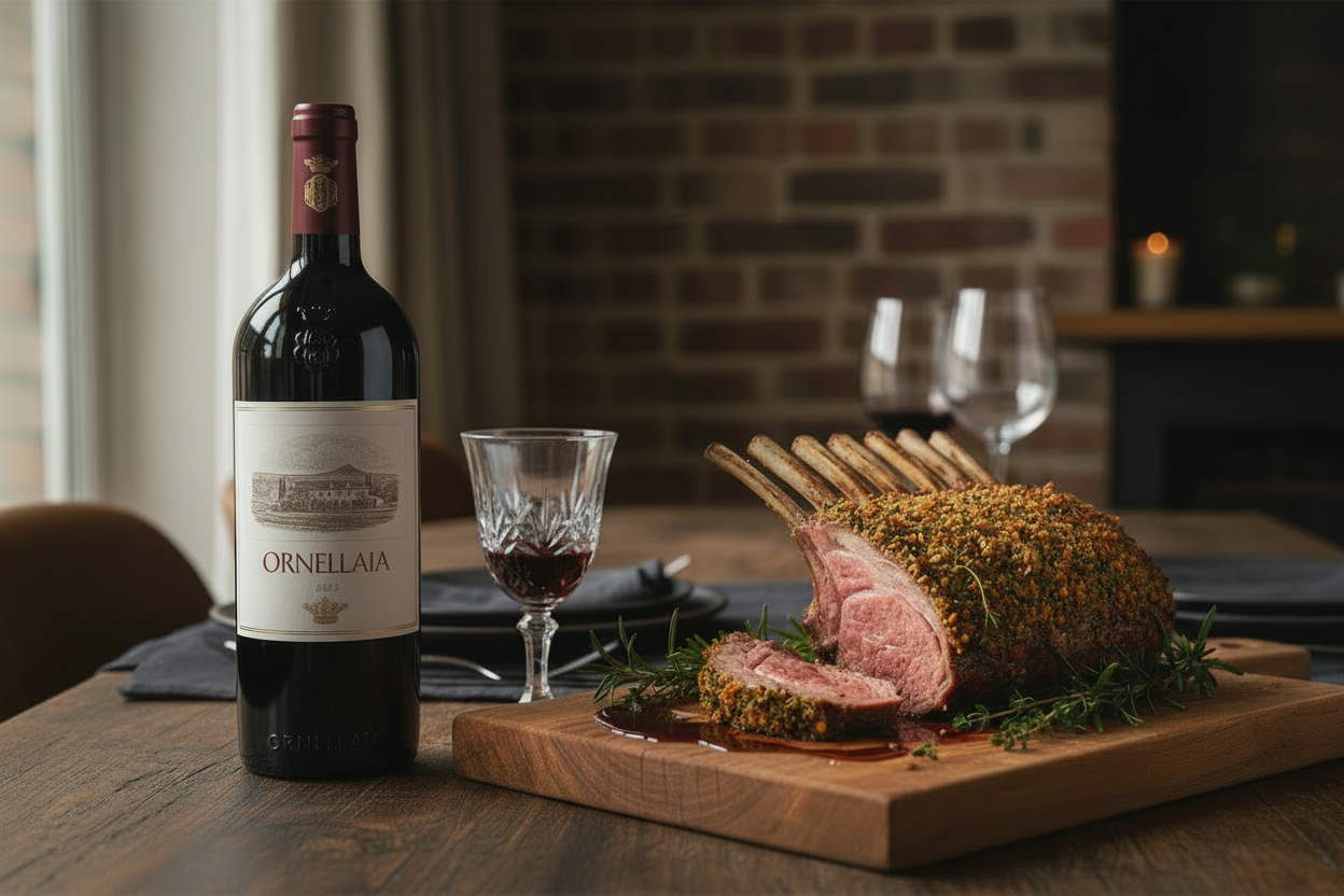 Ornellaia 2022 con cordero en costra de hierbas finas - maridajeslider_item_HiMBLA