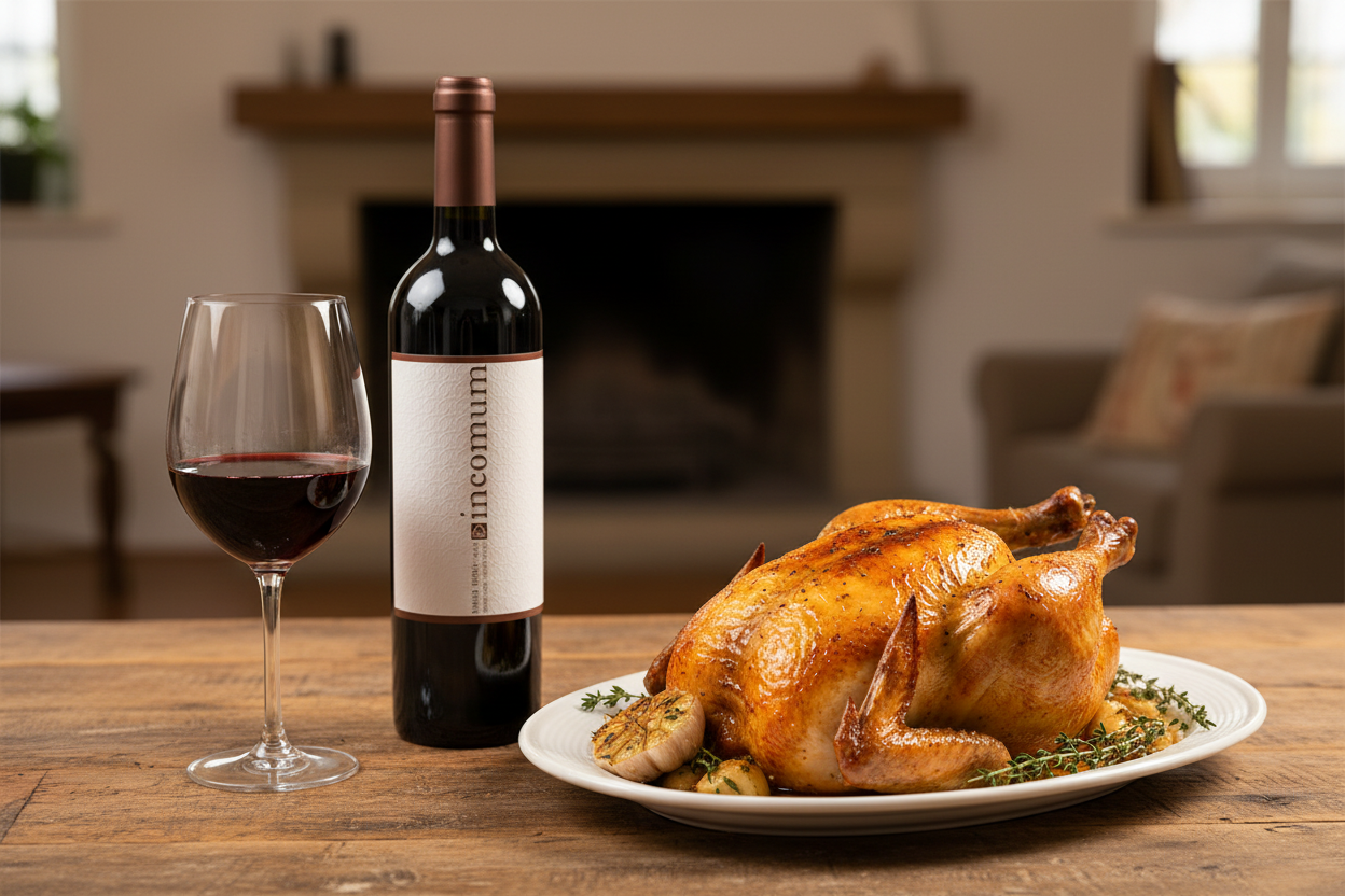 Maridaje Incomum Tinto con Aves Rostizadas