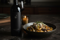 Alma Negra Misterio 2016 con pasta y salsa de hongos intensa - maridaje