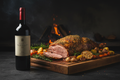 Montefalco Sagrantino 2016 con cordero asado a la leña - maridaje