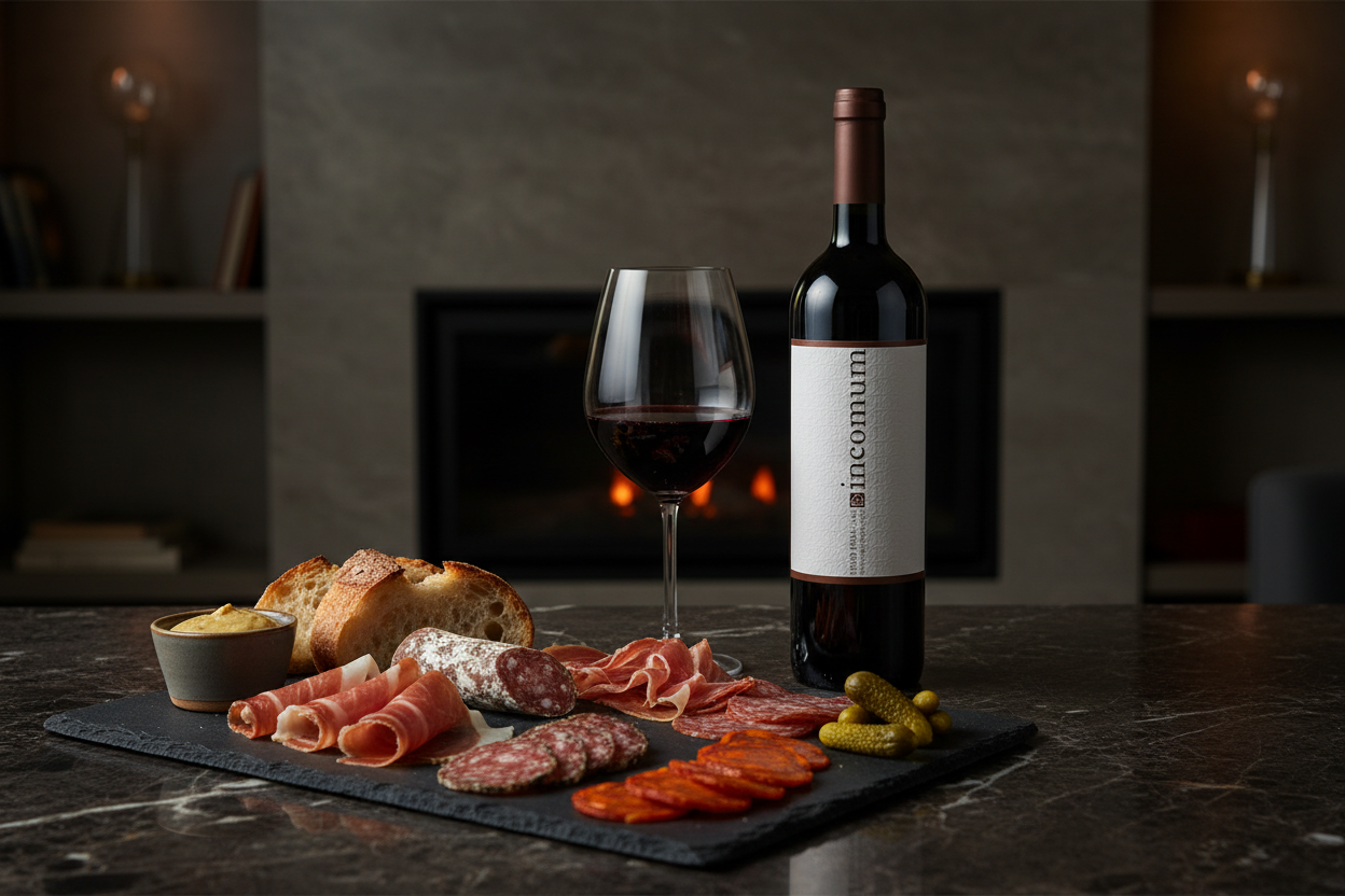 Maridaje Incomum Tinto con Embutidos de Alta Gama