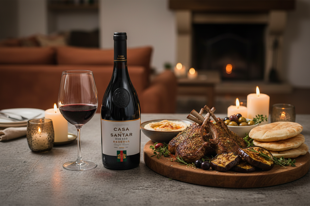 Maridaje Casa de Santar Reserva con Cocina Mediterránea