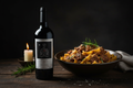 Dinamico 2020 con pasta y ragú de caza - maridaje