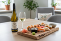 Maridaje Deidesheimer Riesling Trocken 2016 con sushi