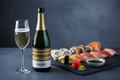 Maridaje Balero Blanco Brut con Sushi