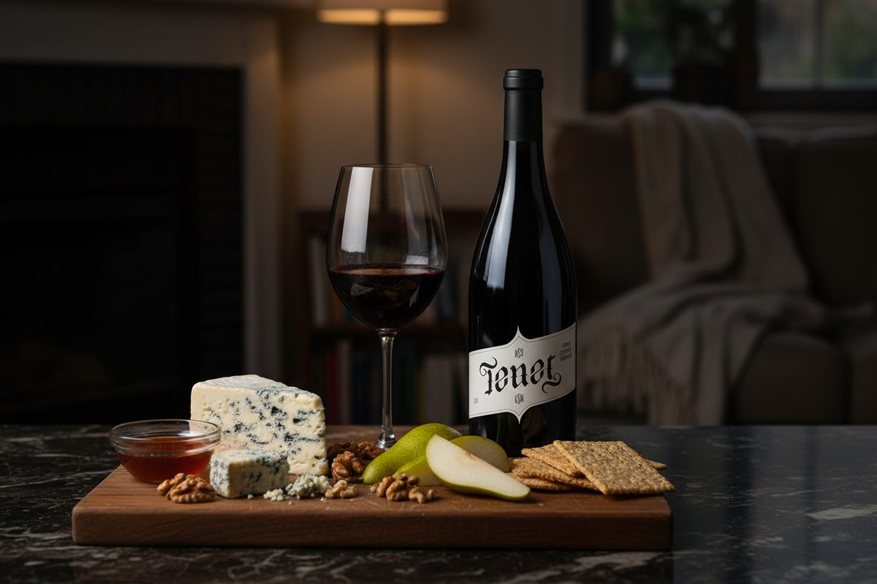 Tenet GSM Red Blend - Maridaje con Quesos Azules Suaves